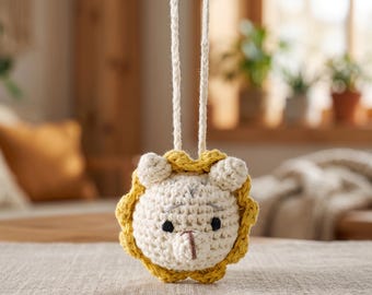 Handmade Amigurumi Bag Charms, Kawaii Plush Accessories, Mini Crochet Animals, Backpack & Purse Charm Gift,Cute Crochet Animal Keychain Set