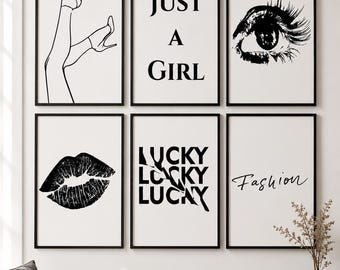 Trendy Fashion Prints Bundle: Modern Wall Art Set (Digital Download)