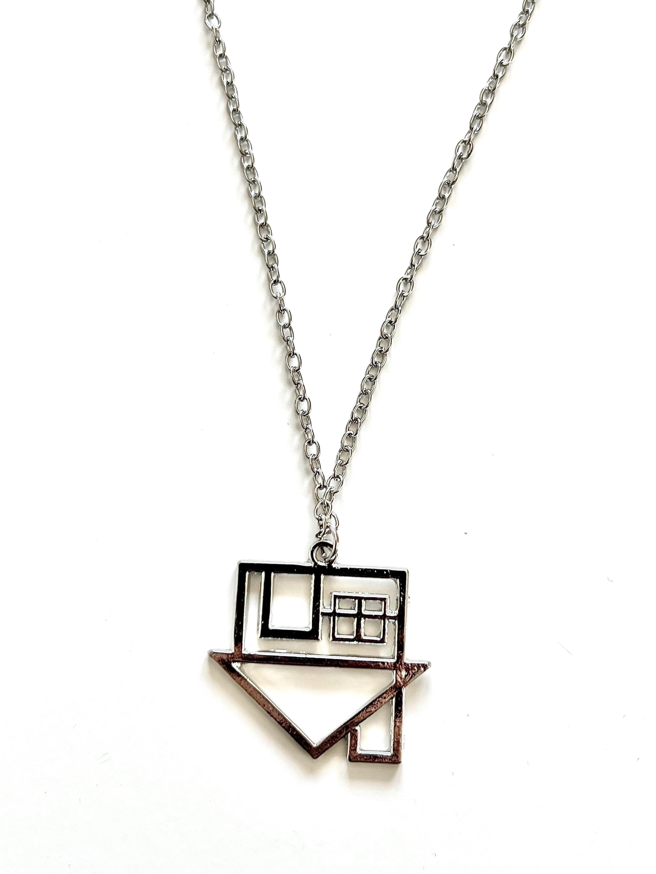 The Neighbourhood Inspired Necklace Silver Unisex Necklace Upside