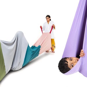 Sensory Swing and Compression Tunnel Bundle | Vestibular and Proprioceptive Therapy Tools
