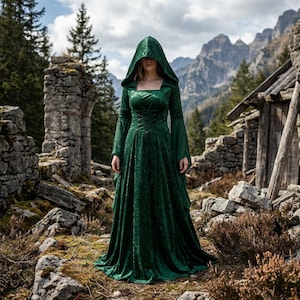 Elf Hooded Dress - Etsy Elf Hooded Dress - Etsy