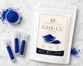 Ghk-cu Copper Peptide Powder – ≥99% Purity | Cosmetic Grade | Pure Cosmetic Raw Ingredient