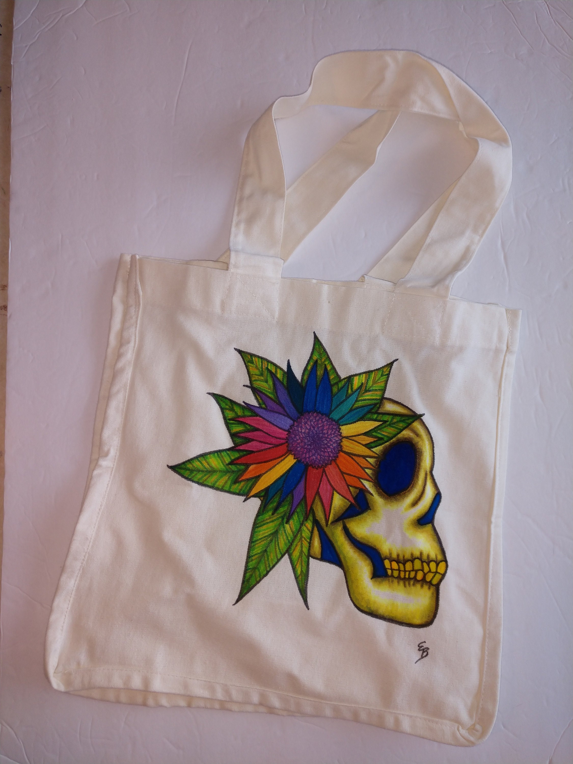 Maplesage Purple Bow Skull Bag
