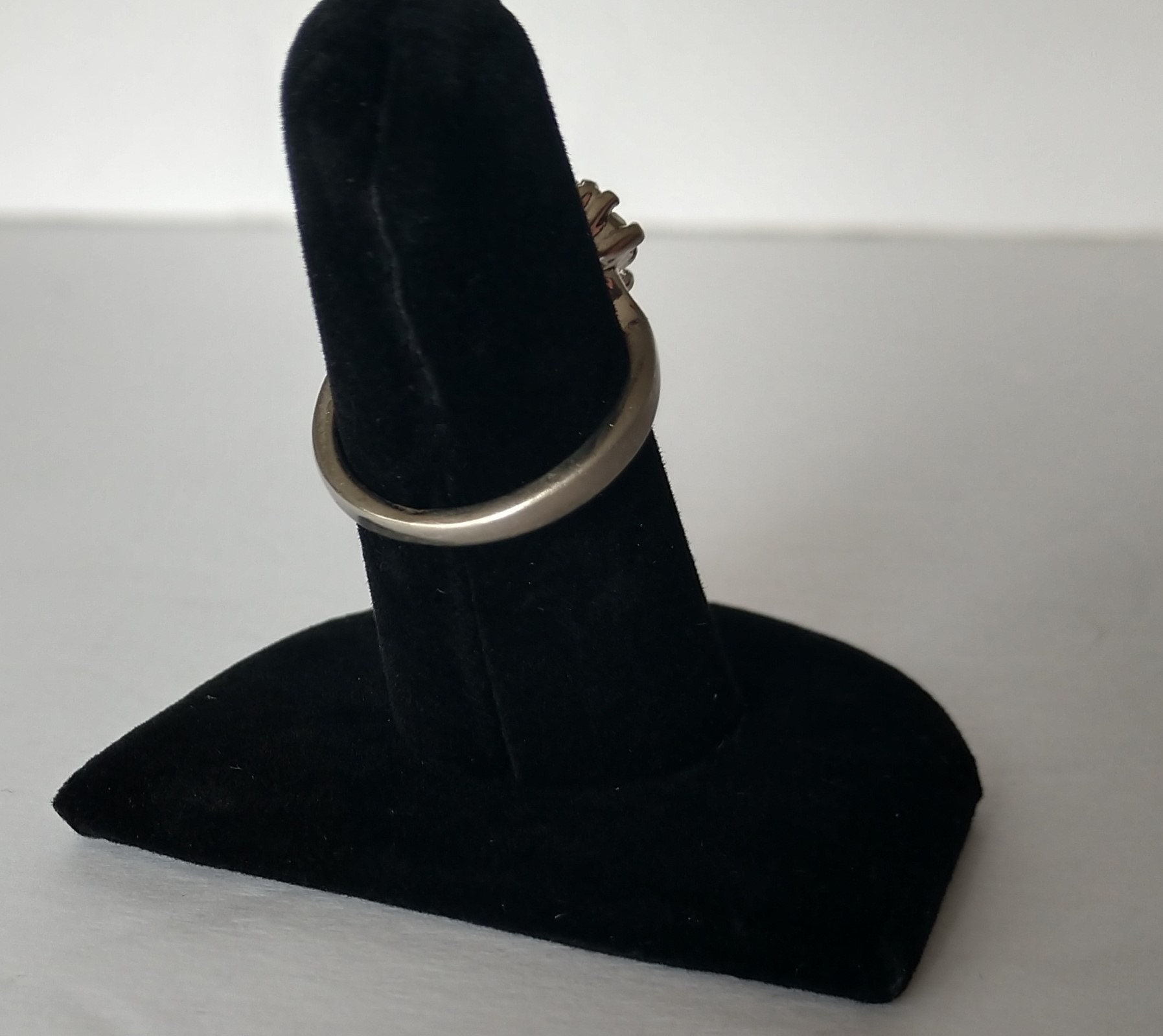 Vintage Engagement Ring Faux Diamond Ring Wedding Ring | Etsy