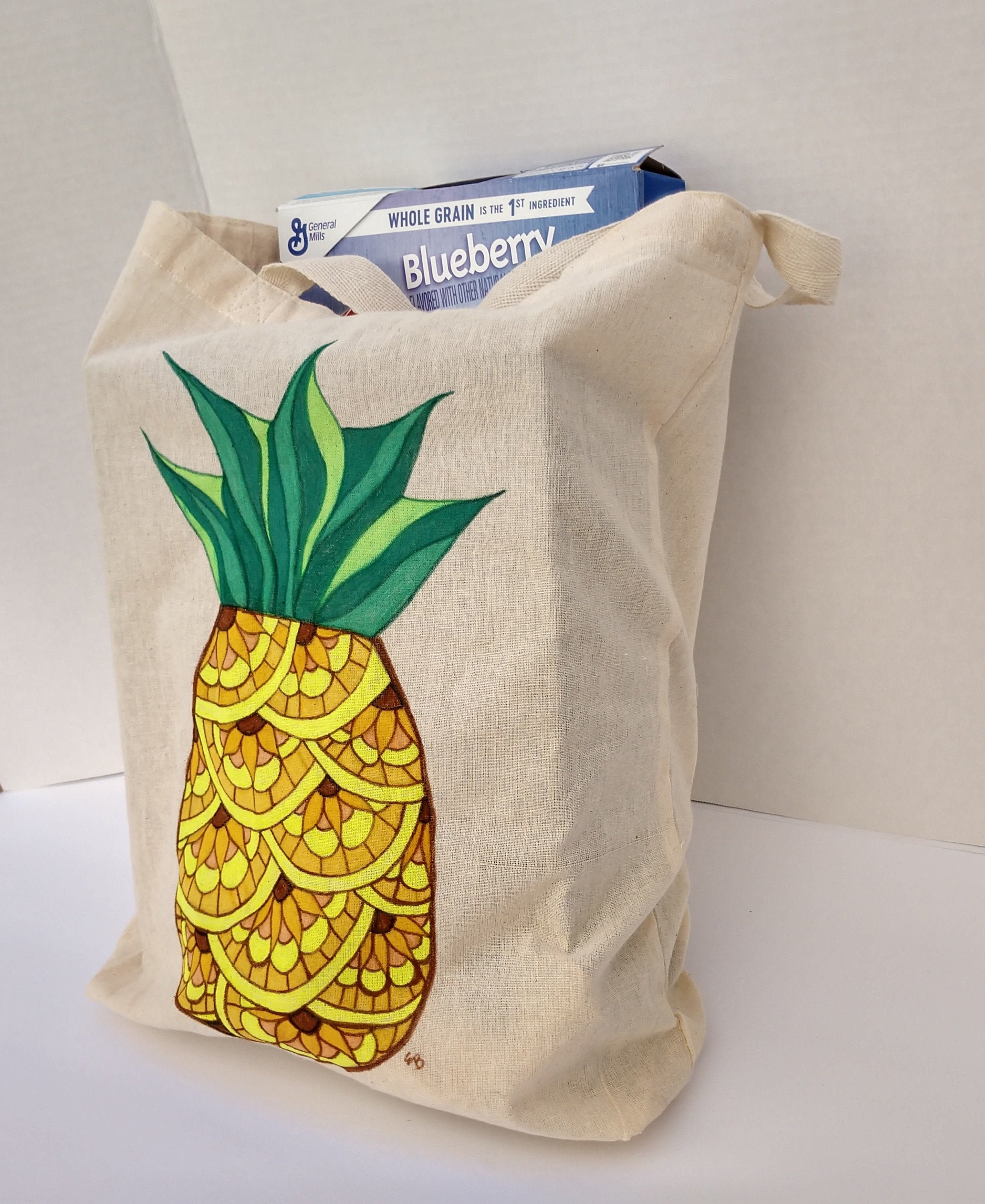 pineapple book bag