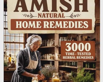 The Amish Natural Home Remedies: 3000 Time-Tested Herbal Remedies for Your Family’s Well-Being | Embrace Amish Wisdom and Preserve
