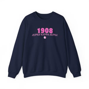 Moletom Alpha Kappa Alpha de 1908 | Estilo vintage da fraternidade