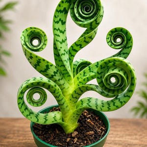 Sansevieria Zeylanica Snake Plant, Live Indoor Air Purifier Plant, Easy Care Houseplant in Pot, Low Maintenance Indoor Plant