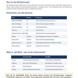 Rechnungsvorlage & Guide Schweiz 2026 — mit QR-Rechnung afbeelding 3