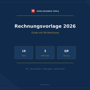 Rechnungsvorlage & Guide Schweiz 2026 — mit QR-Rechnung afbeelding 1