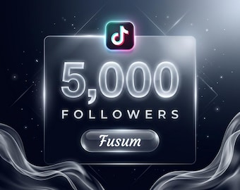 5.000 follower TikTok reali – Consegna rapida e crescita costante / Nessun bot