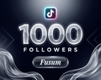 1000 seguidores reales de TikTok: entrega rápida y crecimiento constante / sin bots.