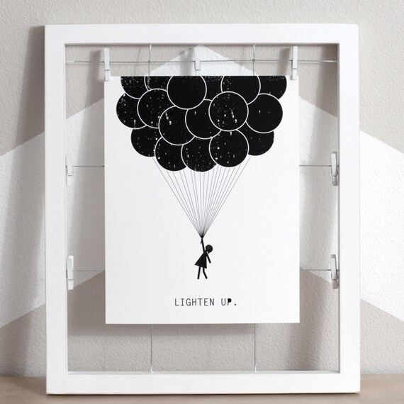 Balloons Art Print Balloon Girl Art Giant Balloons Balloons Etsy