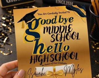 8th Grade Graduation Invitation