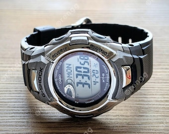 Rare Casio Gshock MTG solar powered Wave ceptor Black grey multifunctional