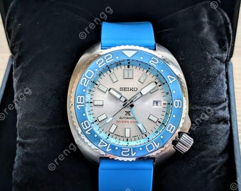 Automatic White Light Blue GMT Neo Willard 45mm 24jewels Seiko NH34A