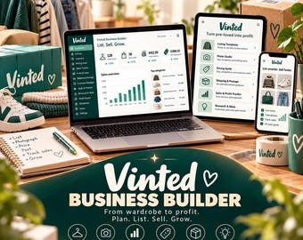 Vinted Seller HTML App | Inventory & Sales Tracker for UK Resale Businesses