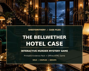Bellwether Hotel Murder Mystery | Printable Case File & Offline HTML Play
