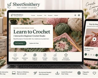 Learn to Crochet App | Interactive Beginner Crochet Course