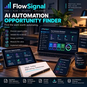 AI Automation Opportunity Finder | Workflow Planner & ROI Calculator for Business