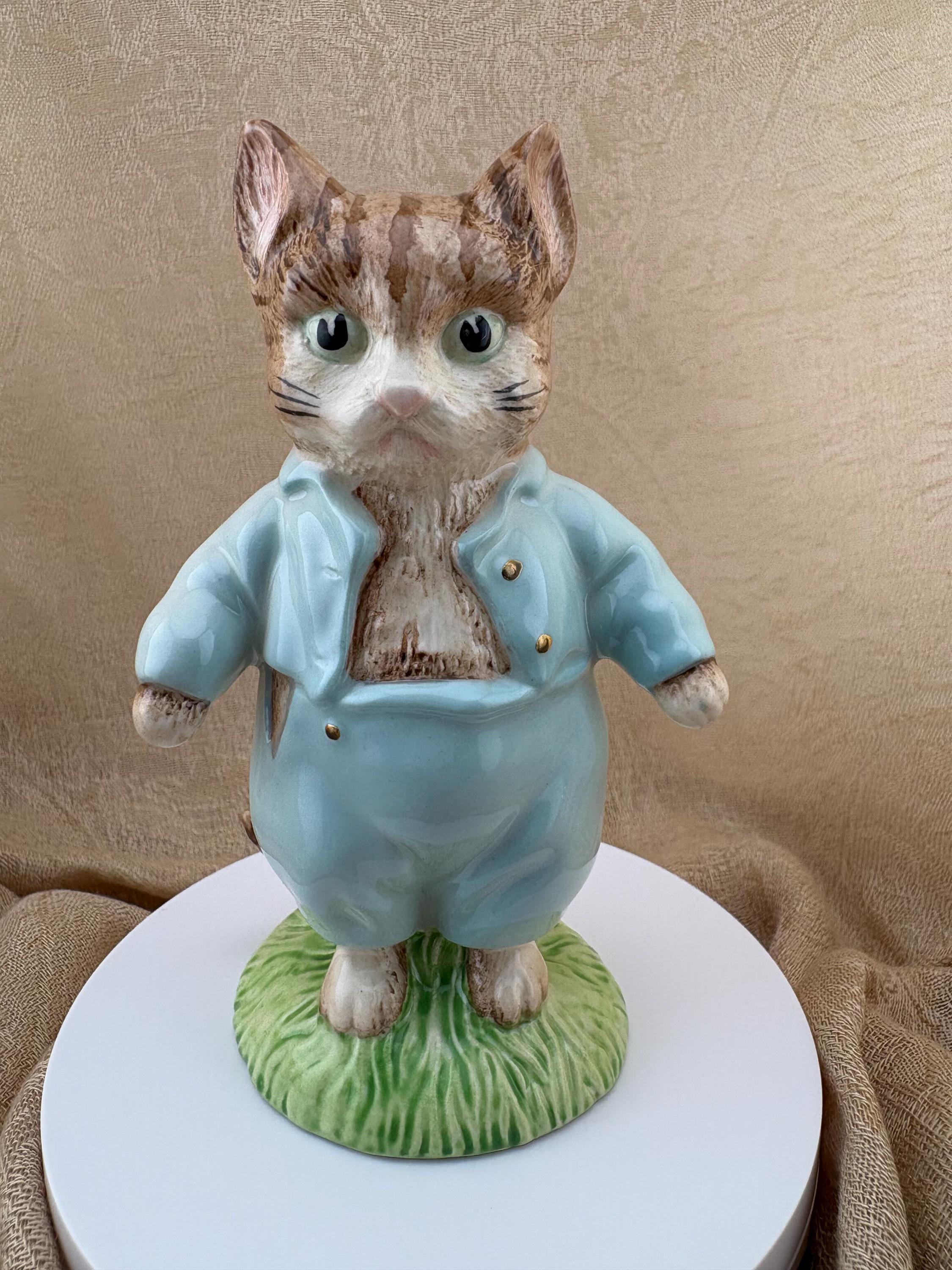 Beatrix Potter Figurines Cat - Etsy