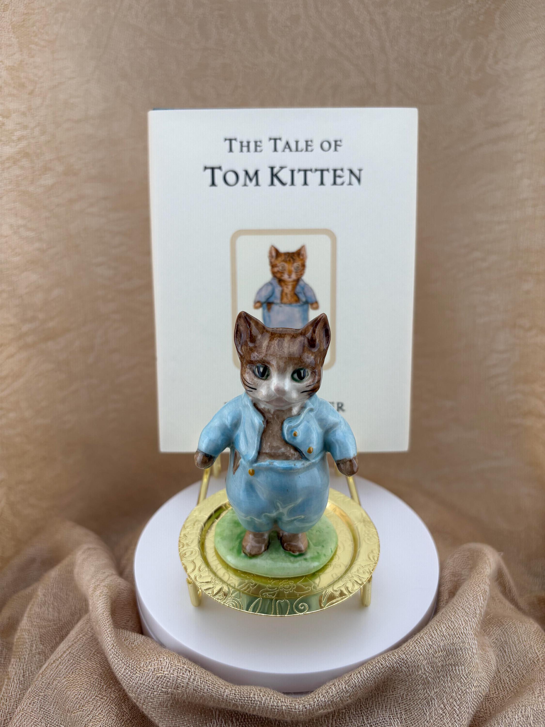 Beatrix Potter Figurines Cat - Etsy