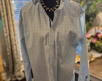 Upcycled Southern Proper Mens Button Down Reworked Coastal Preppy One of a Kind