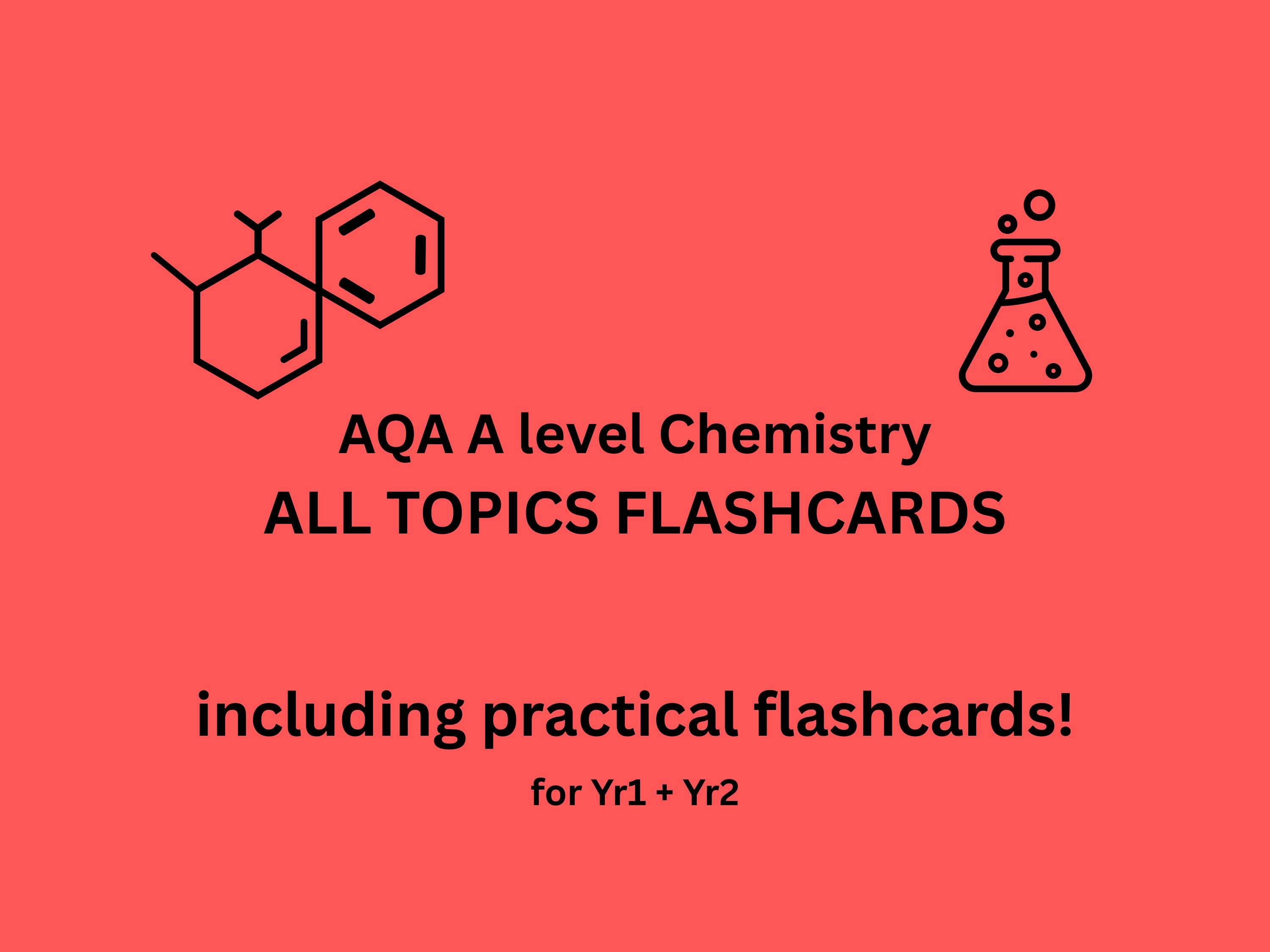Aqua a Level Chemistry Flashcards - Etsy UK