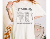 Let’s Go Girls Bachelorette Shirt, Nashville Bach Party Tee, Disco Cowgirl Bride Tribe Outfit, Matching Western Girls Trip Shirts