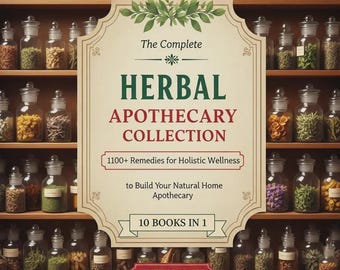 The Complete Herbal Apothecary Collection: Over 1100+ Remedies for Holistic Wellness to Build Your Natural Home Apothecary