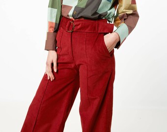 Pantalon de velours 70 ' s