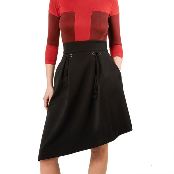HER ASYMMETRIC SKIRT main image 1