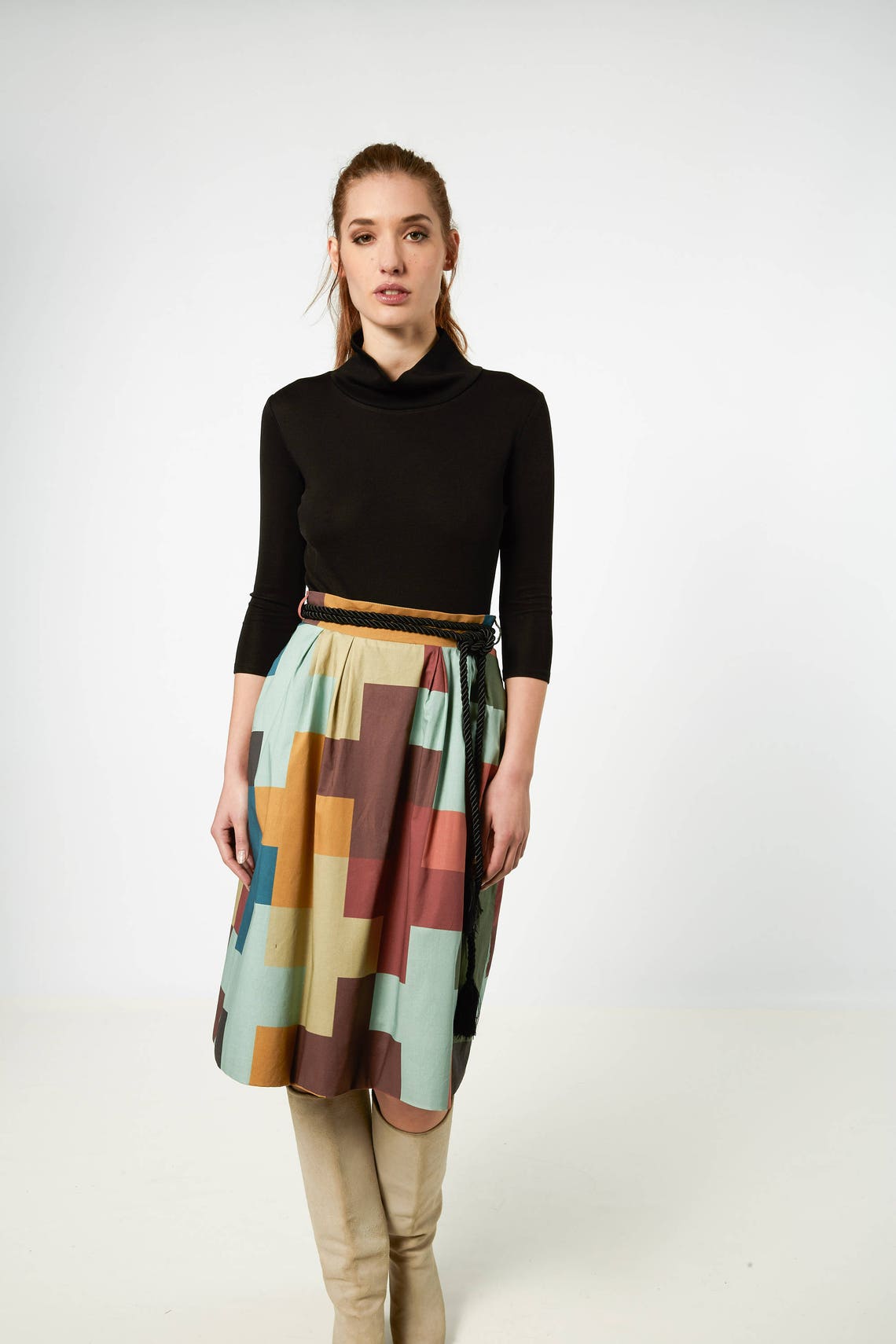 Printed Short Skirt