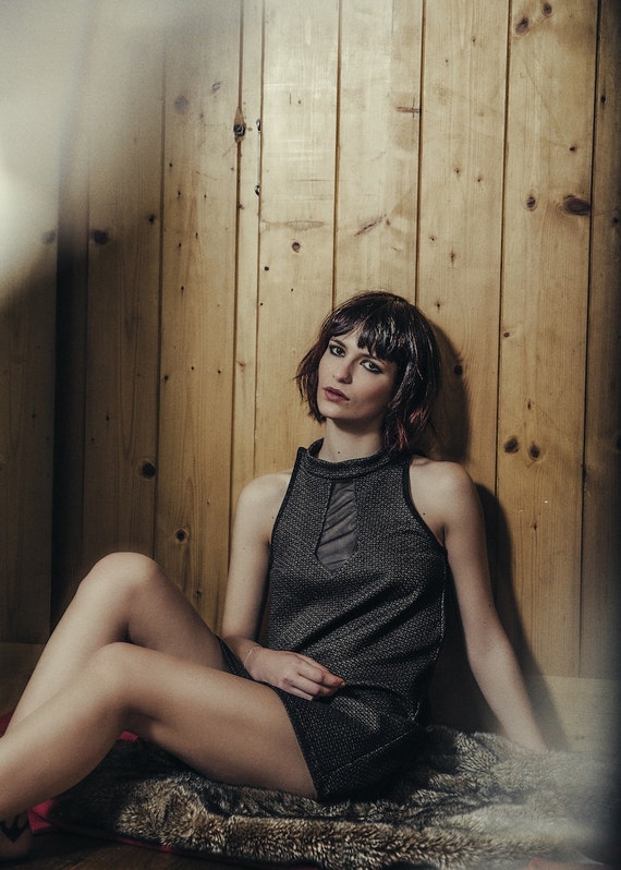 brown trapeze dress The Trapeze PDF UK 20 main image 1