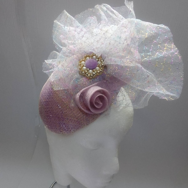 Lilac Pillbox Hat Etsy