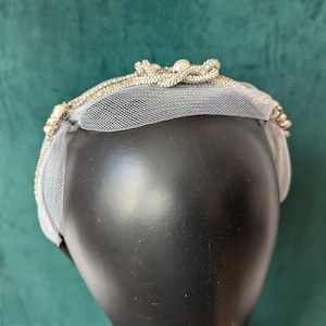 White Bridal fascinator for - Wedding-Mother of the bride