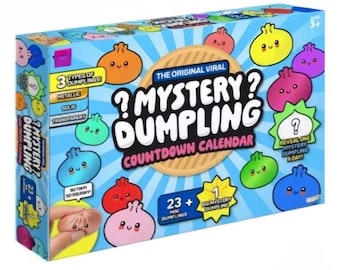 Kids Crazy Fun RMS Dumpling Advent Squishy Calendar (24pc) Dumpling squeeze Stress Relief Squish