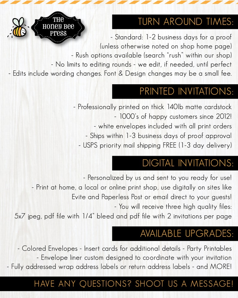 PRINTED invitations or PRINTABLE Cute Watercolor Baby Farm Animal 1st or 2nd birthday invitation for boys or girls