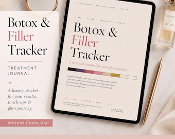 Botox Filler Tracker | Medical Treatment Log (PDF Download)