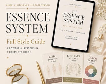 Style Identity Bundle | Kibbe Body, Kitchener, Color Analysis (PDF)