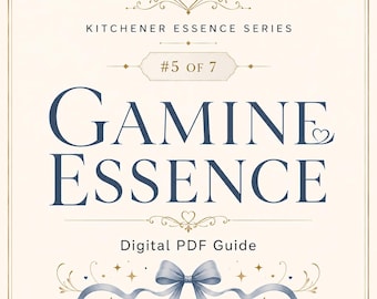 Gamine Kitchener Essence Style Guide | Kibbe Essence Type (Digital PDF)