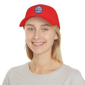 Trump 2028 Patch Baseball Cap | Political Red Hat image 6