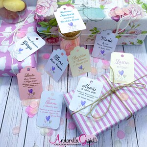 Personalized Tags or Stickers for Favors Baptism Communion Confirmation 10 Pieces 200 gsm Cardstock + Digital PDF File (PLL-01) image 10