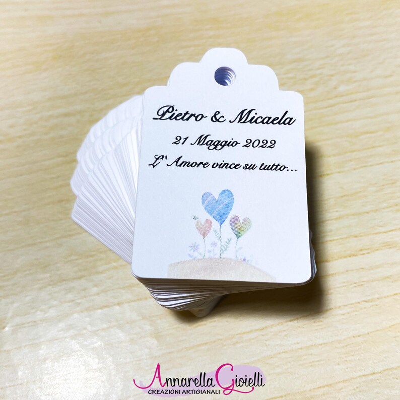 Personalized Tags or Stickers for Favors Baptism Communion Confirmation 10 Pieces 200 gsm Cardstock + Digital PDF File (PLL-01) image 15