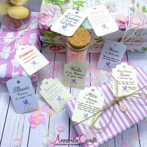 Personalized Tags or Stickers for Favors Baptism Communion Confirmation 10 Pieces 200 gsm Cardstock + Digital PDF File (PLL-01) image 11