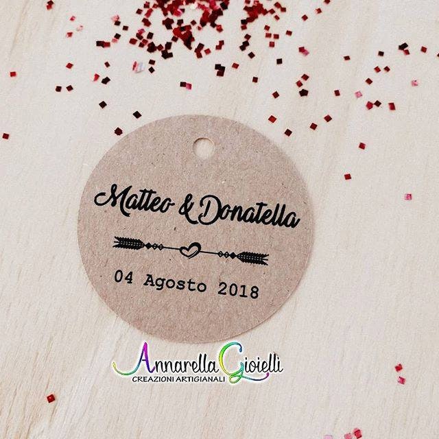10 pezzi Cartellini o Adesivi personalizzati dimensioni a - Italia