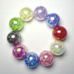 Pulseira de contas grandes e coloridas | Contas grandes e marcantes | Joias vibrantes para o verão