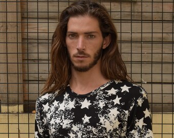Star Print Shirt - Etsy Australia