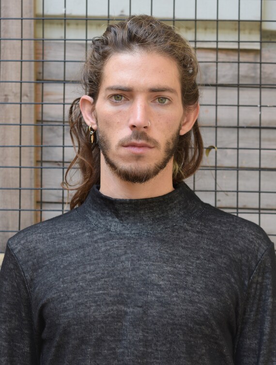mens low turtleneck