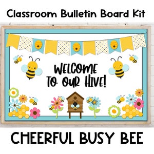 Printable Bulletin Board Decorating Kit - Classroom Decor Welcome Back to School Easy Last Minute Creative Teacher Kit